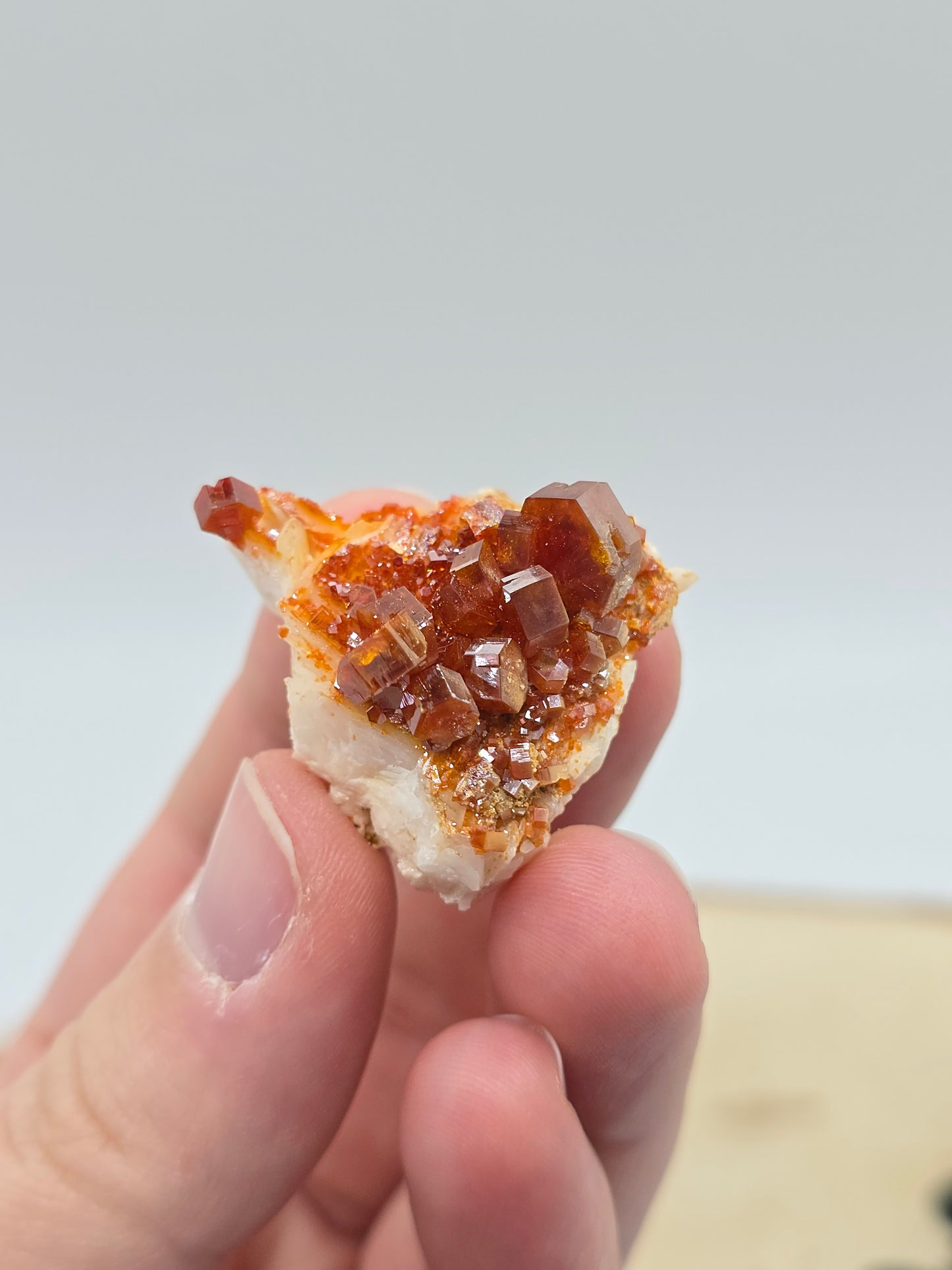 Vanadinit auf Baryt aus Marokko 🔥 7 – 20€