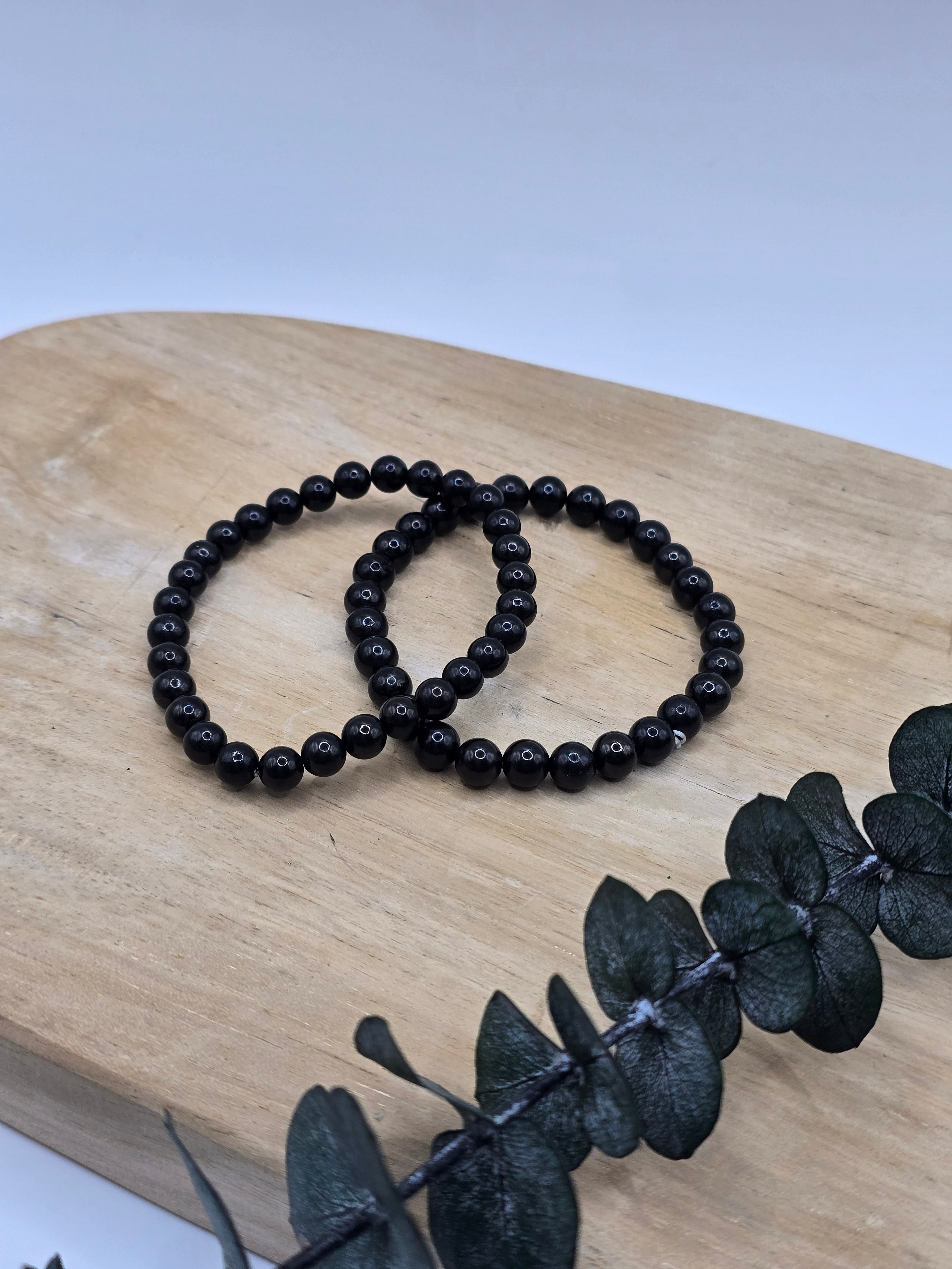 Schungit Kugelarmband 🖤