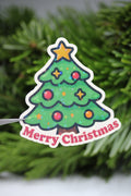 Merry Christmas - Sticker/Magnetisches Lesezeichen 🎄