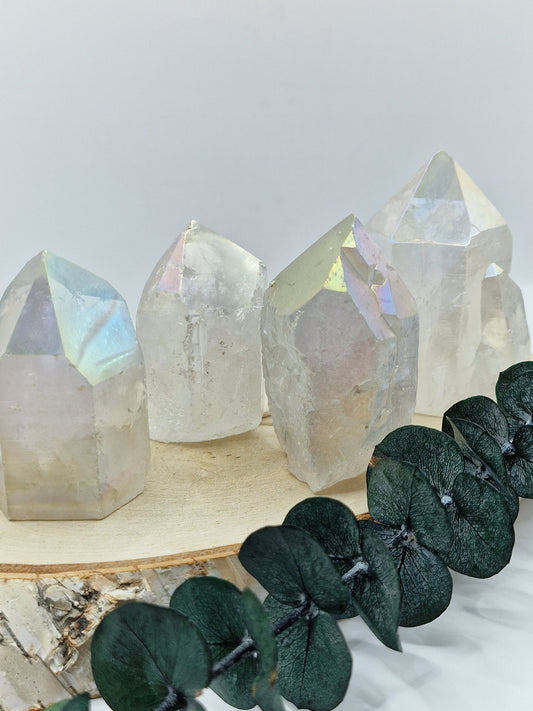 Angle Aura Bergkristall Spitzen
