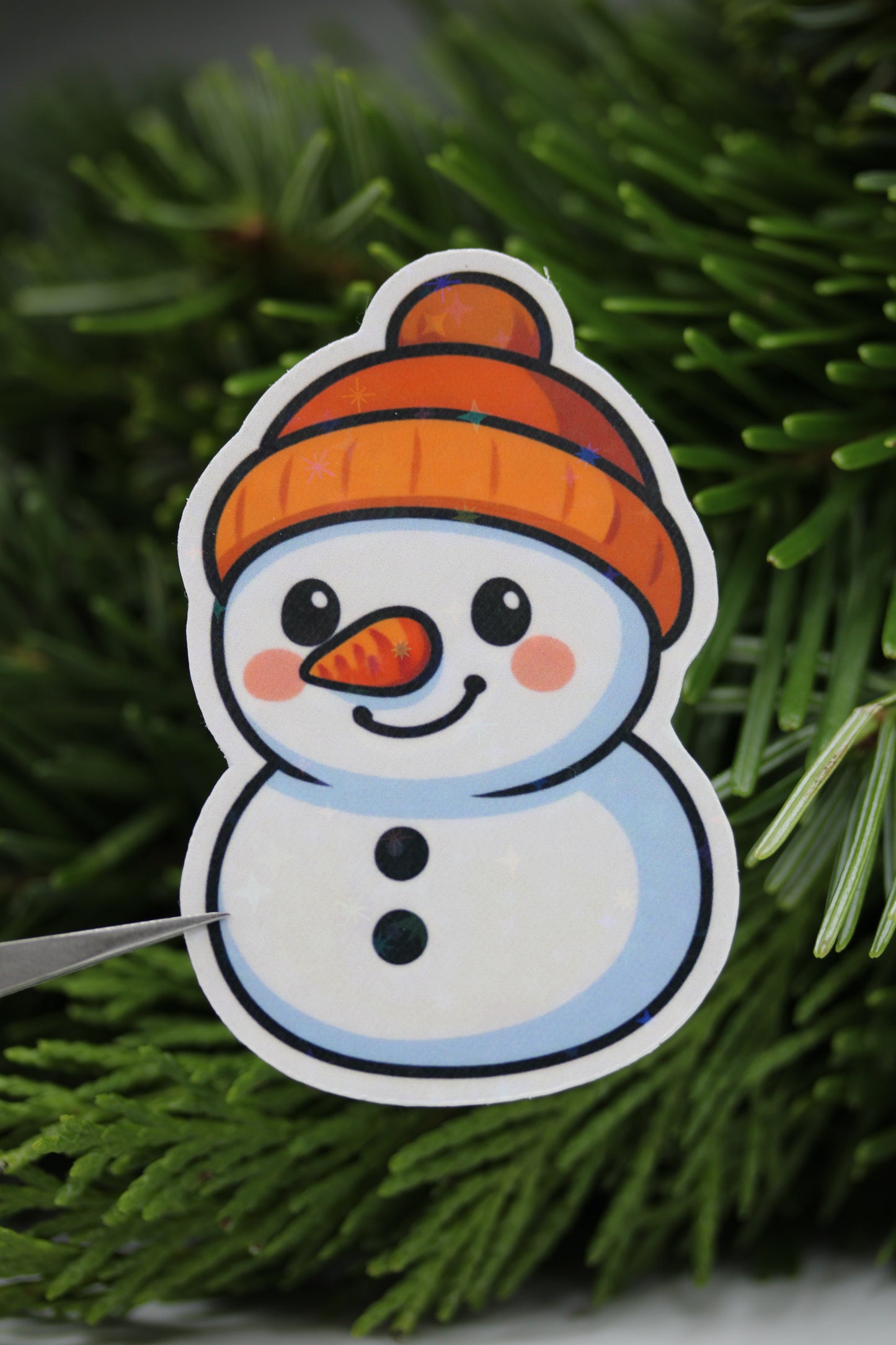 Olav der Schneemann - Sticker/Magnetisches Lesezeichen ☃️