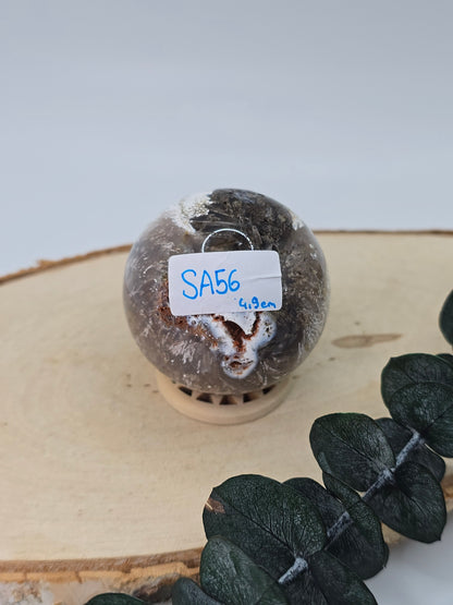 Sagenit Achat Kugel 🍁 SA56