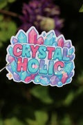 "Crystalholic" - Sticker/Magnetisches Lesezeichen 🔮