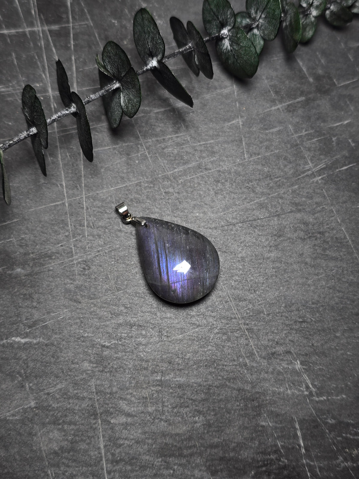 Lila Labradorit Anhänger 💜 KA16