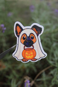 Markus der Geisterhund - Sticker/Magnetisches Lesezeichen 🐶