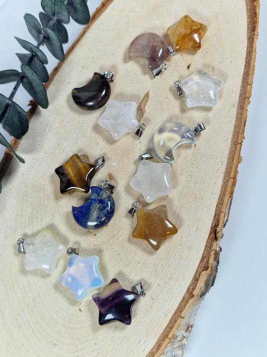 ⭐️ Anhänger aus verschiedenen Materialen 🌙