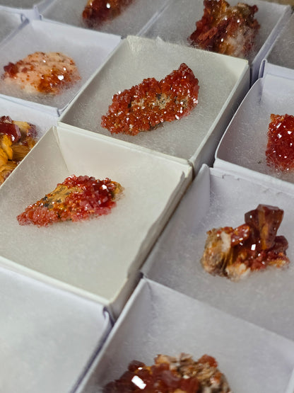 Vanadinit auf Baryt aus Marokko 🔥 7 – 20€