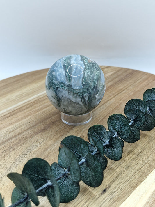 Moosachat Kugel 🌿 MO36