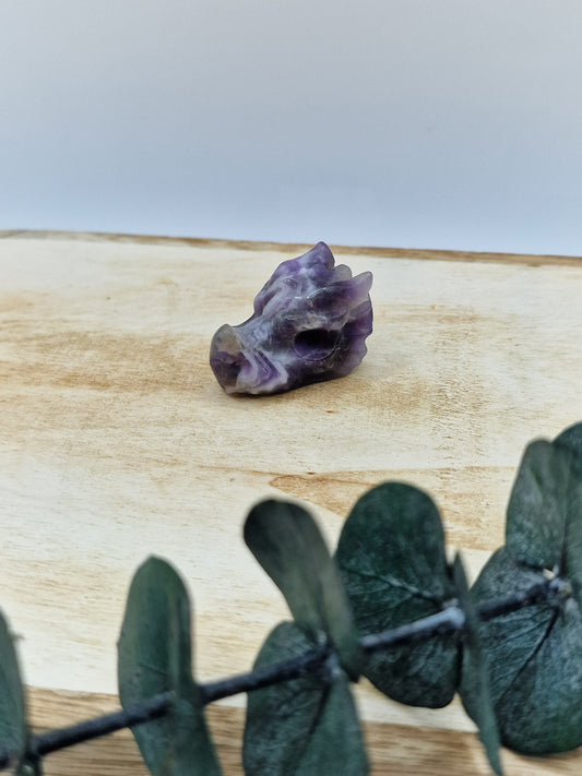 Chevron Amethyst Drachenkopf 🐉