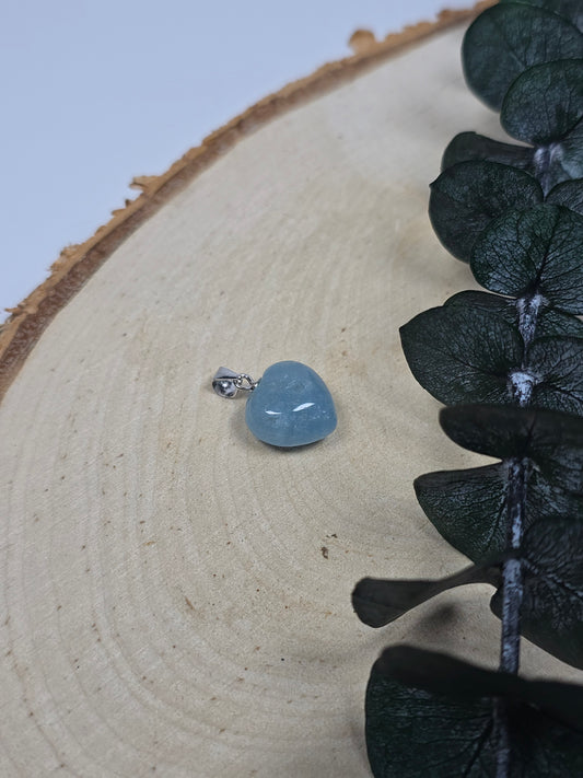 Aquamarin Anhänger 🐬 'Blue Essence'