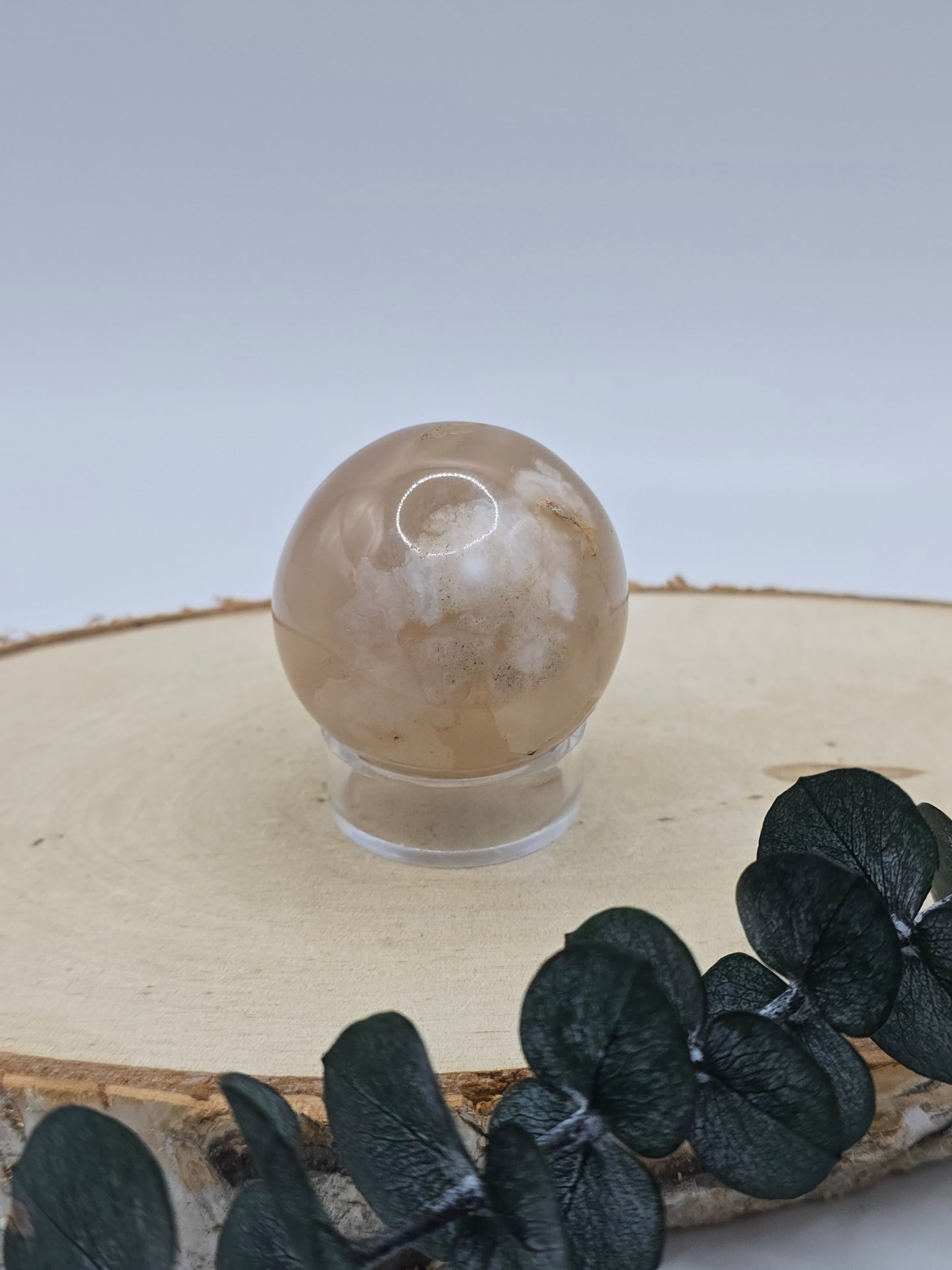 Blumenachat Kugel 🌸 BA12