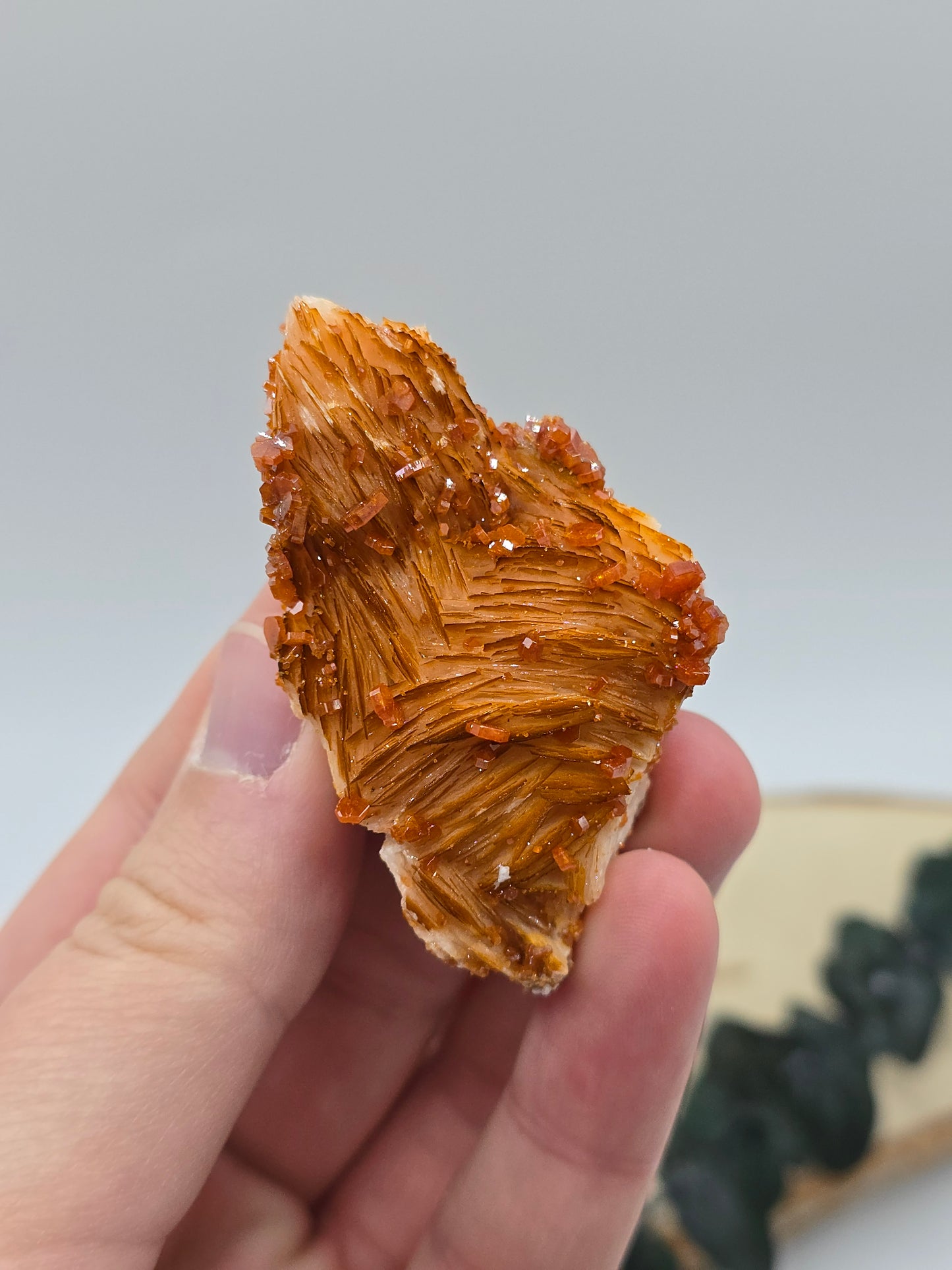 Vanadinit auf Baryt aus Marokko 🔥 21 – 68€