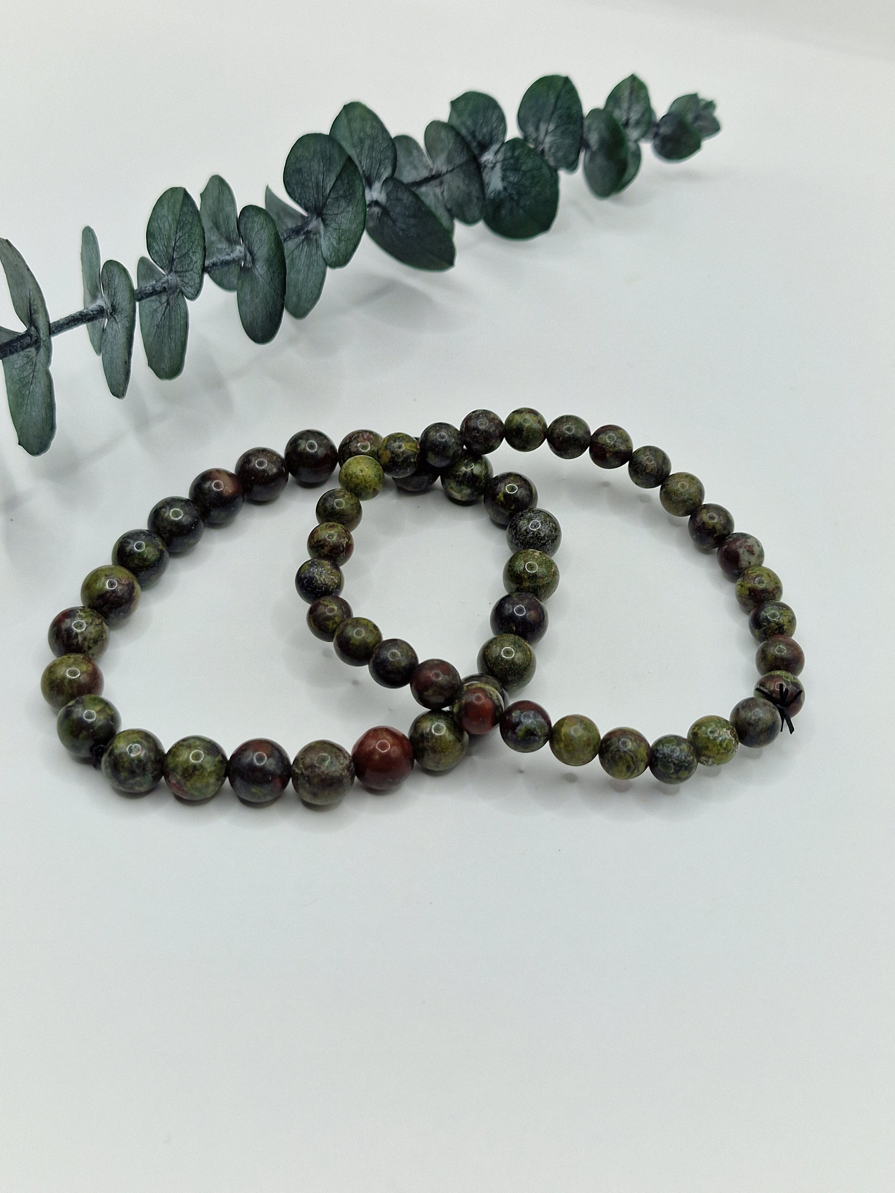 Drachenblut Jaspis Kugelarmband 🐉