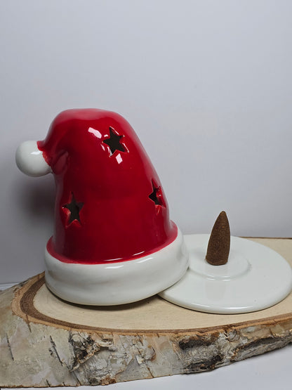 Weihnachtsmütze für Räucherkegel 🎅
