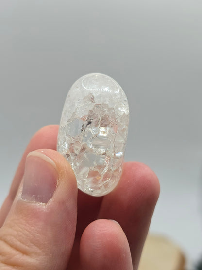 Crackle Quartz Bergkristall Trommelsteine 🤍