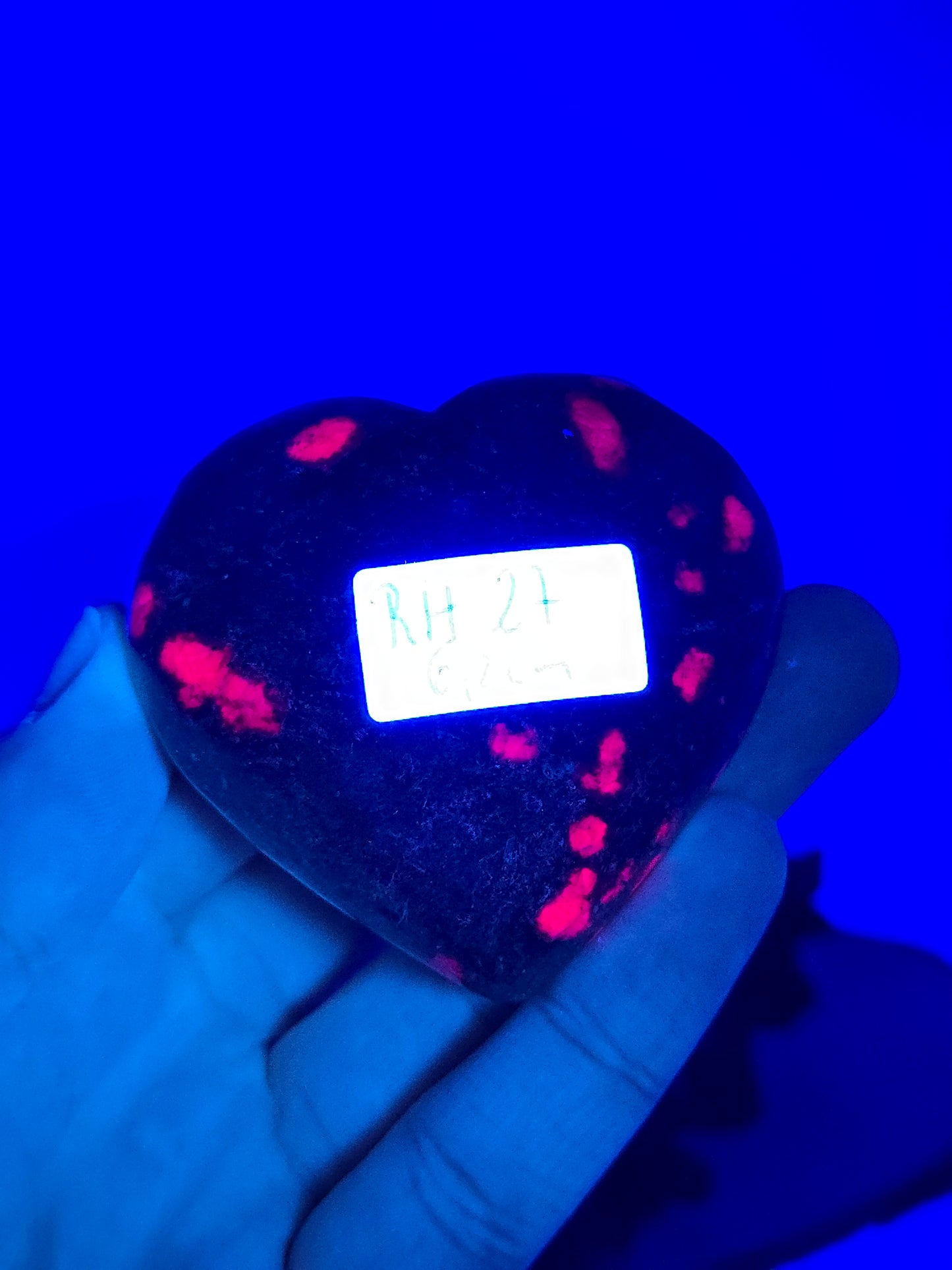 Rubin in Fuchsit Herz 💚 RH27