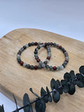 Afrikanischer Drachenblut Jaspis Kugelarmband 🐲