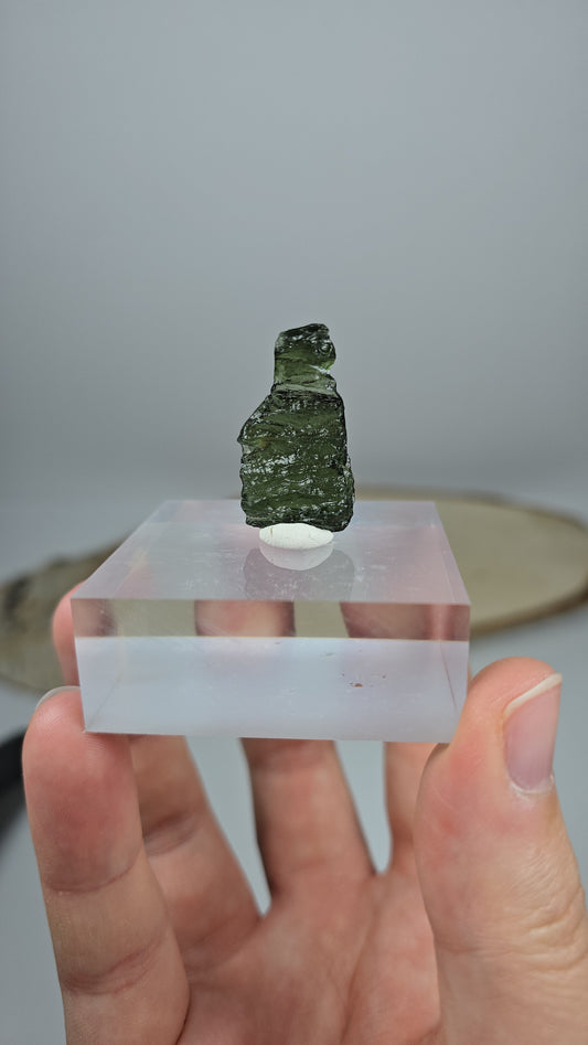 Moldavit Roh 💚 MV158 A-Qualität