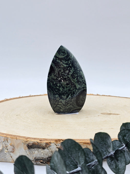 Kambaba Jaspis/Eldarit Freiform 💚 KC11