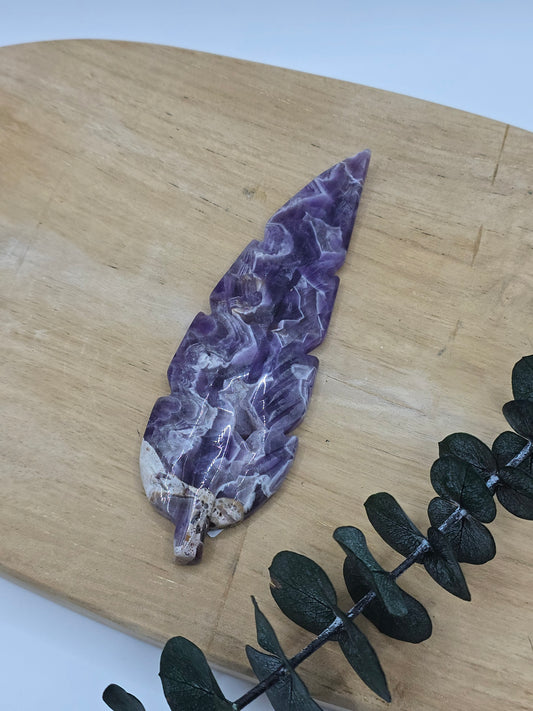 Chevron Amethyst Federn 💜