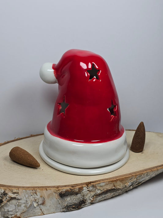 Weihnachtsmütze für Räucherkegel 🎅