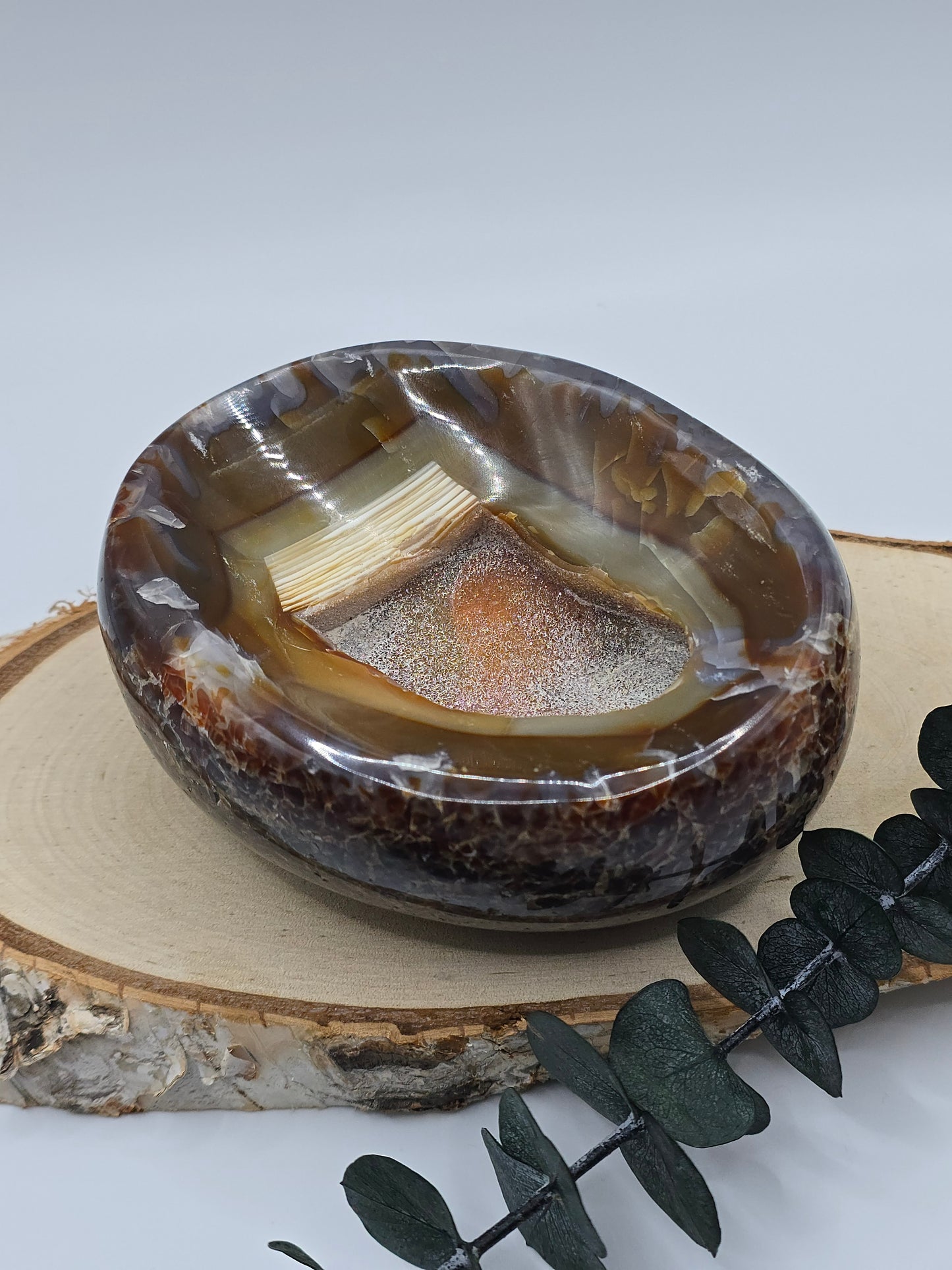 Karneol Schale mit Druse 🔥 KS75