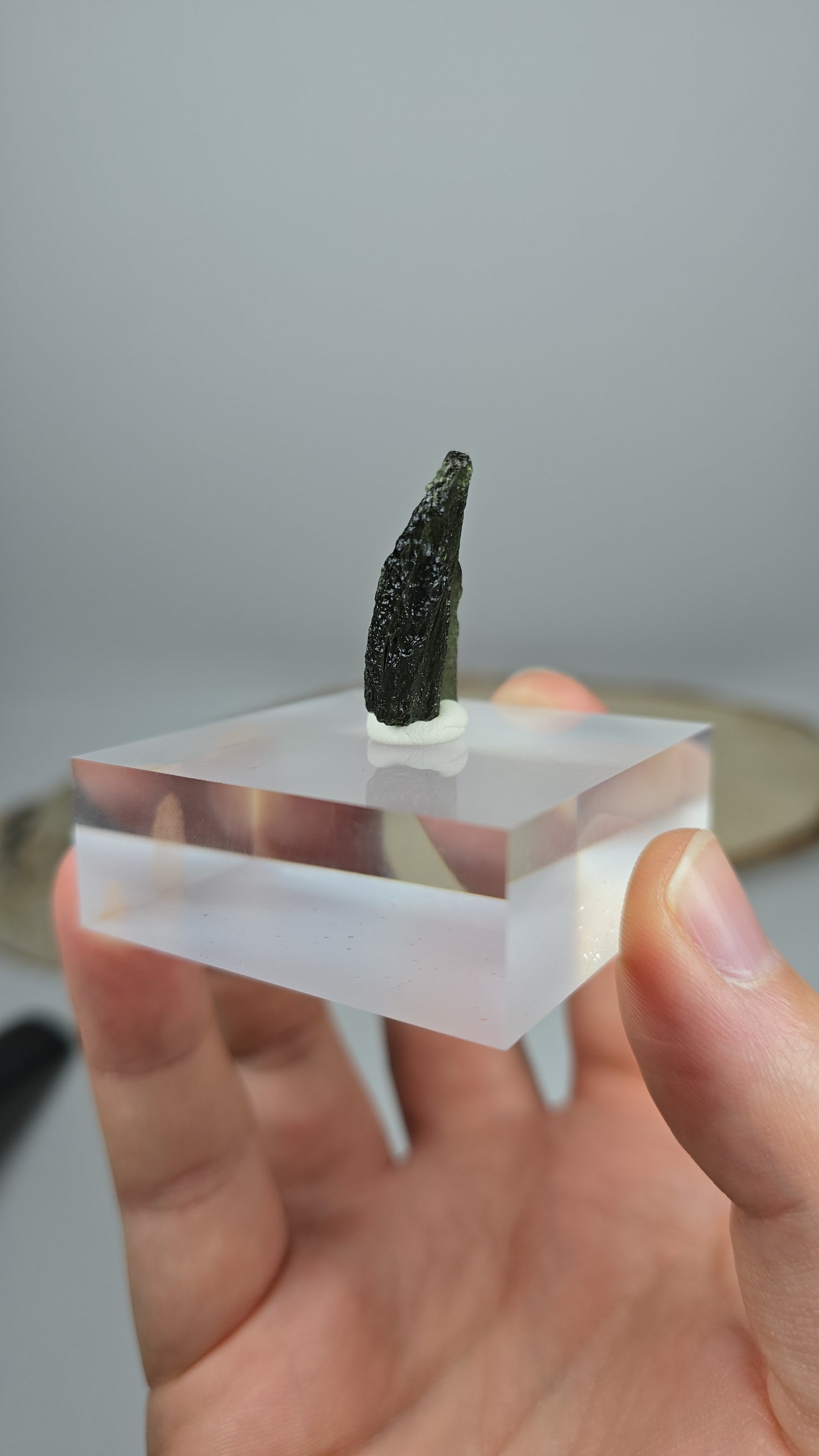 Moldavit Roh 💚 MV114 A-Qualität