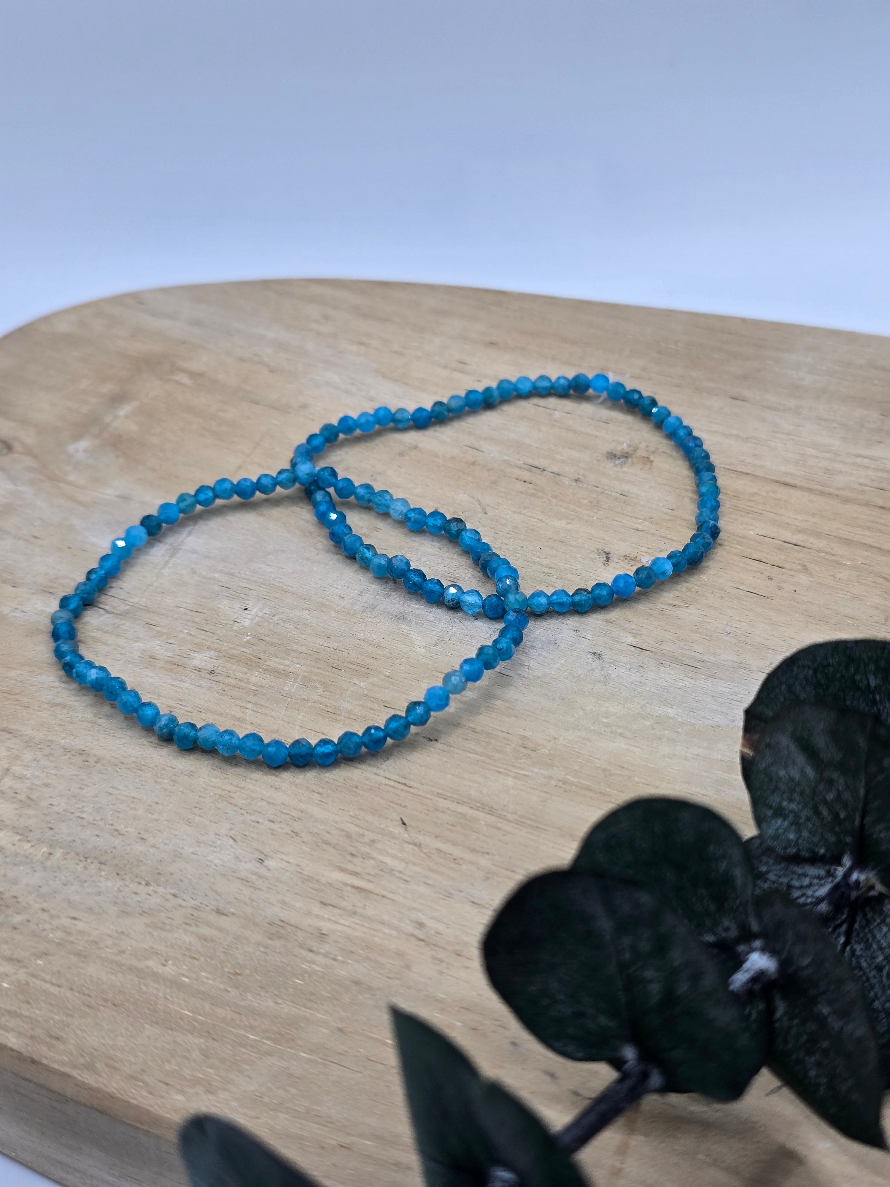 Apatit Armband Facettiert 💙 PA18
