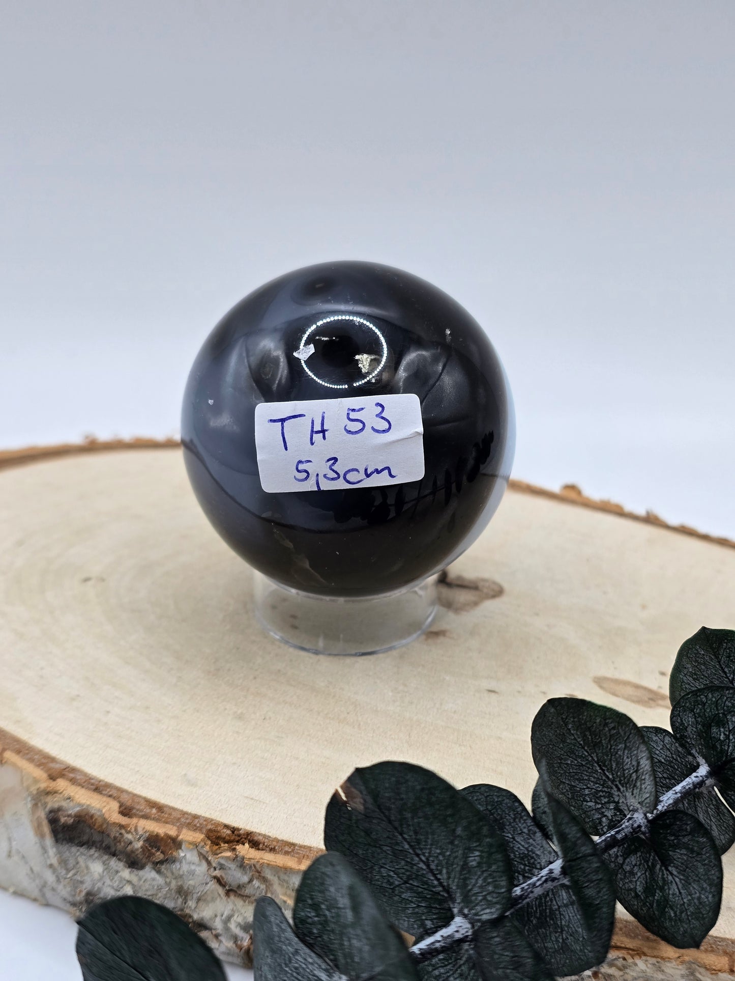 Blaue Opal Kugel 💙 TH53