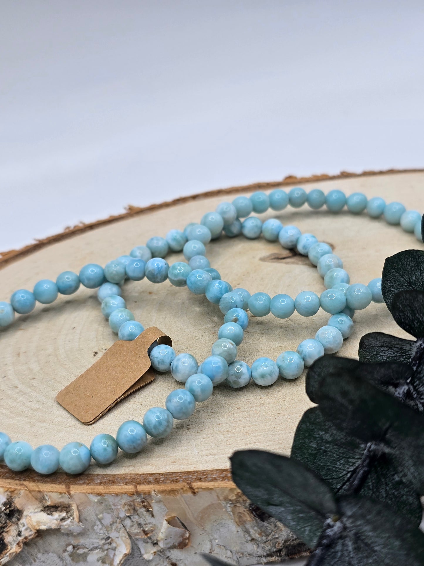 Larimar Kugelarmband 🐬 L49