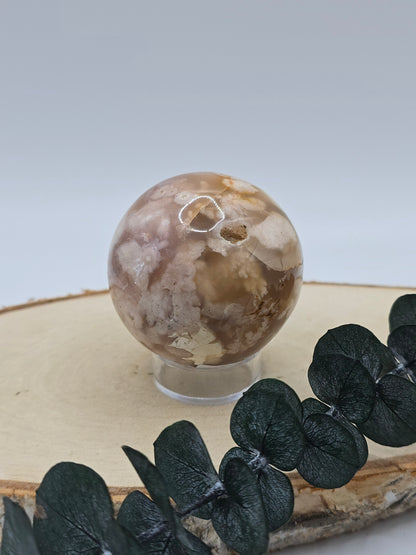 Blumenachat Kugel 🌸 BC25