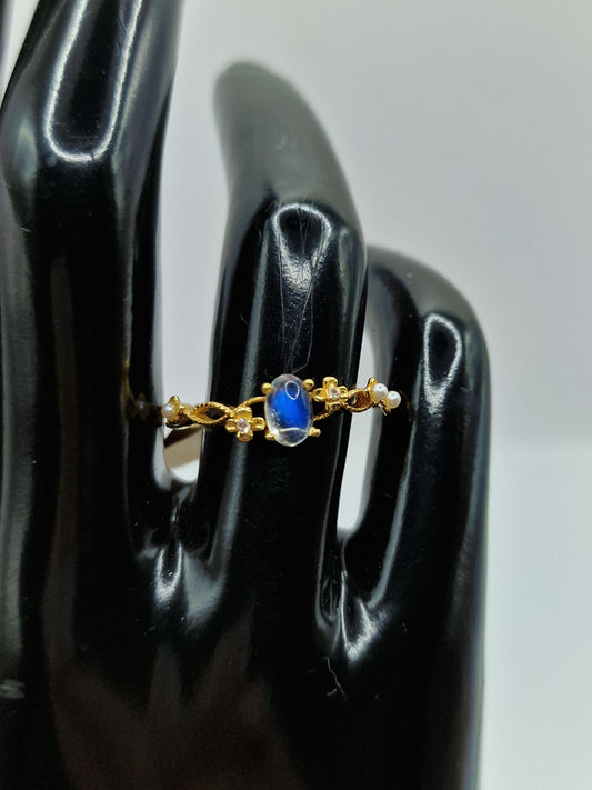 Mondstein Ring 💙 M32