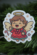 Bella das Engelchen - Sticker/Magnetisches Lesezeichen 😇
