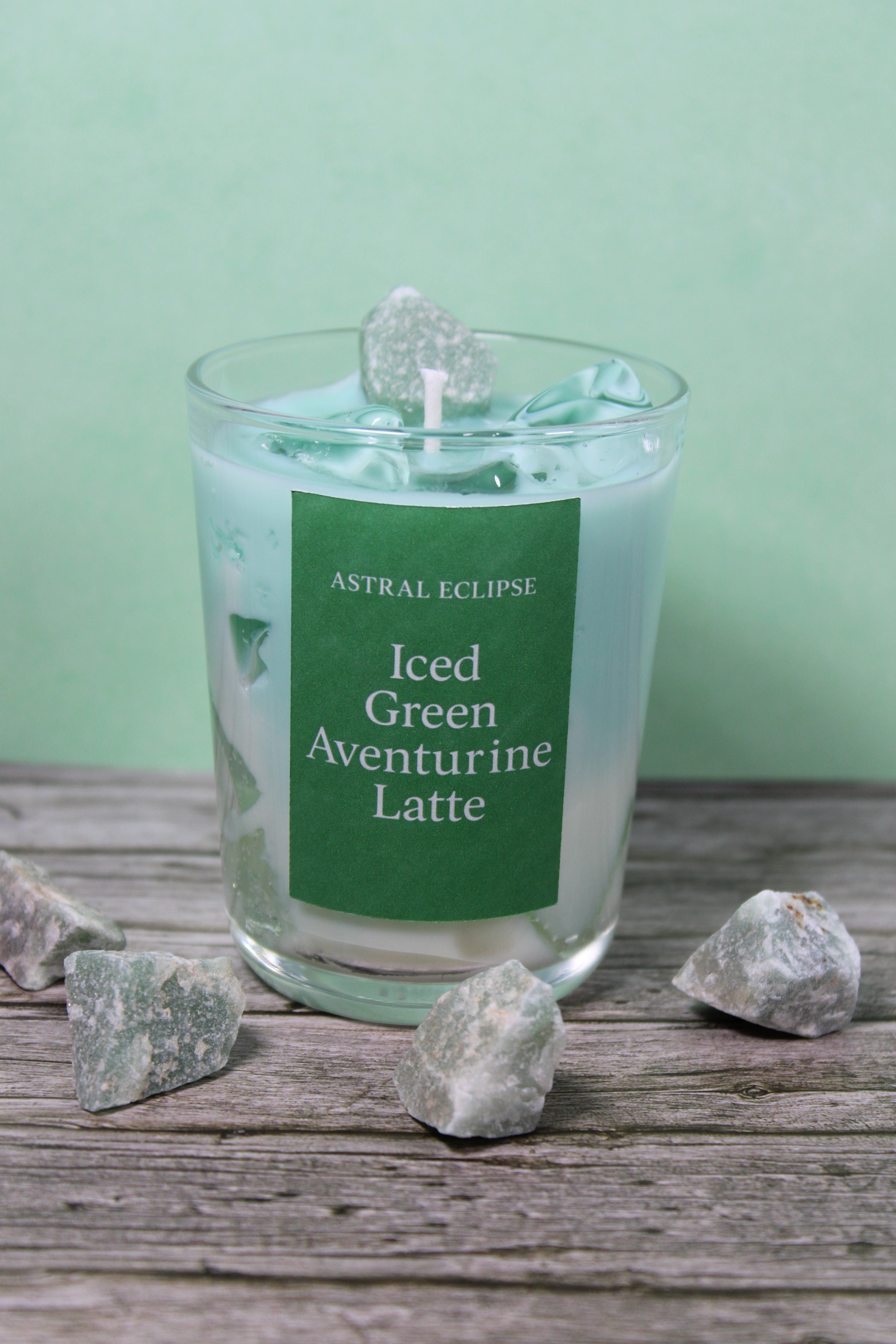 Iced Green Aventurine Latte -
Handmade by Astral Eclipse 💚