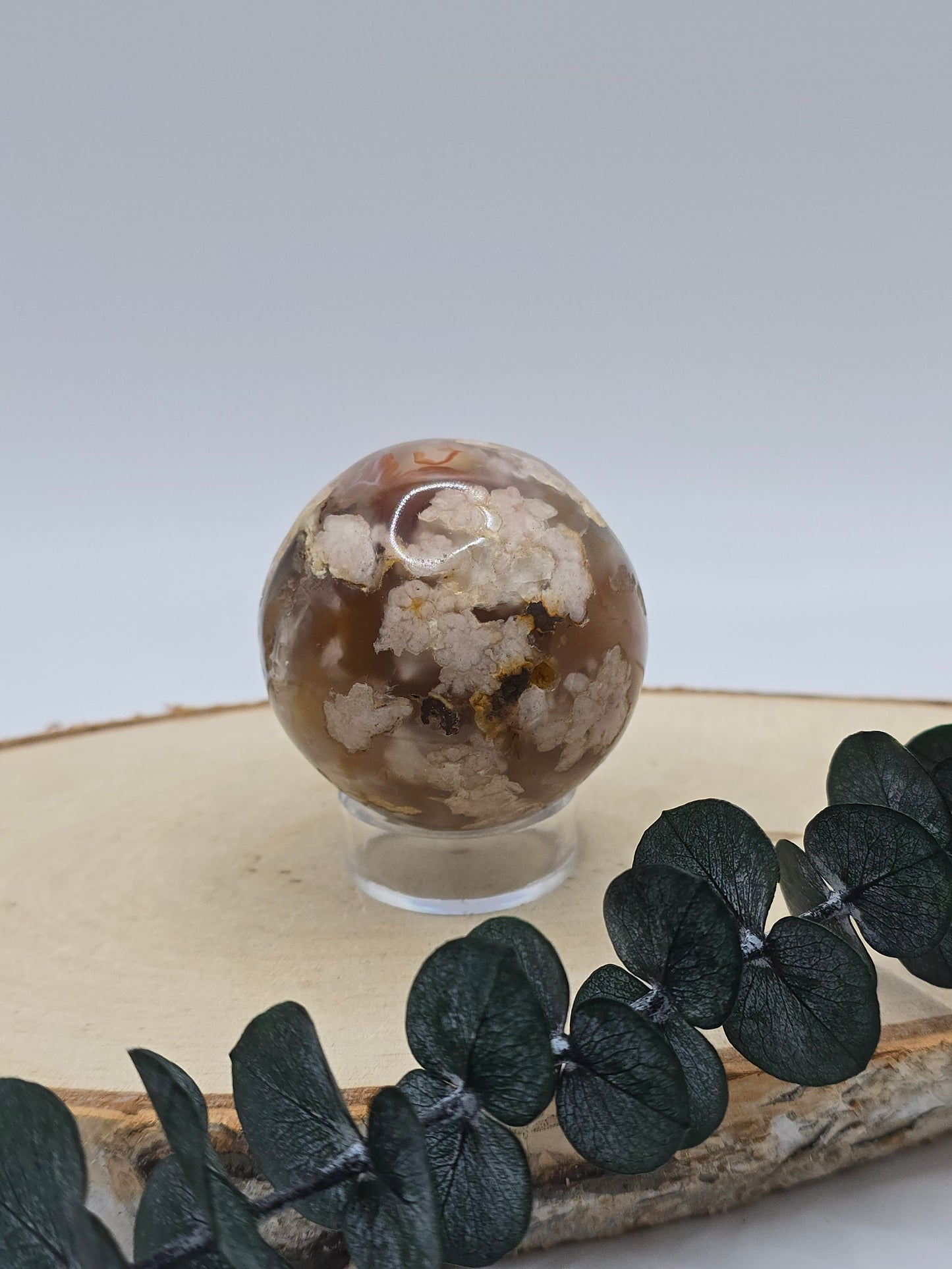 Blumenachat Kugel 🌸 BD20