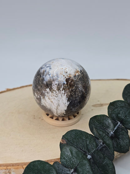 Sagenit Achat Kugel 🍁 SA56