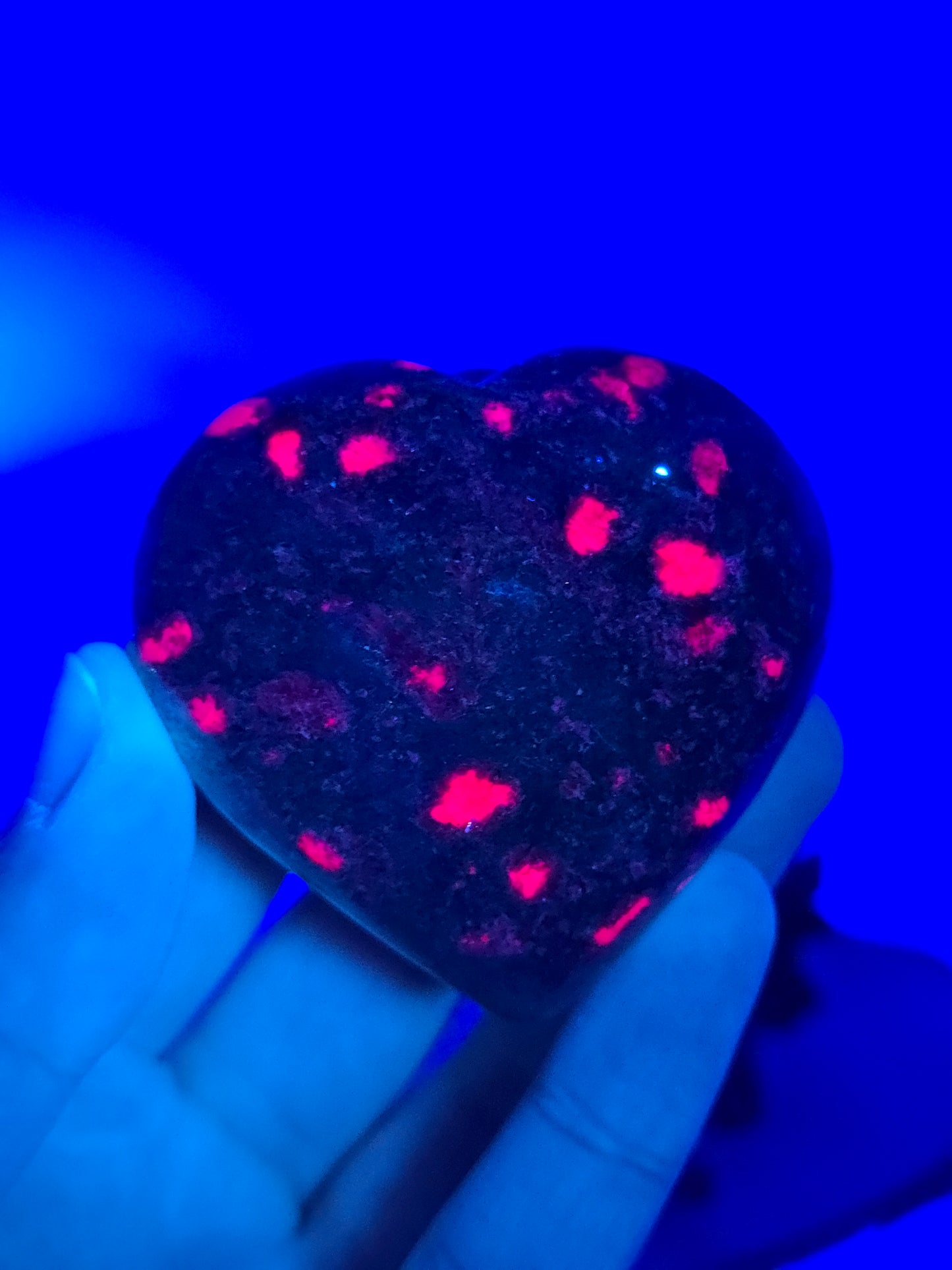 Rubin in Fuchsit Herz 💚 RH27