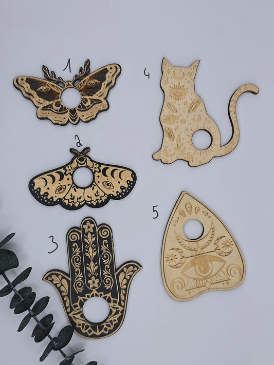 Holz Kugelständer mit verschiedenen Motiven 🐱