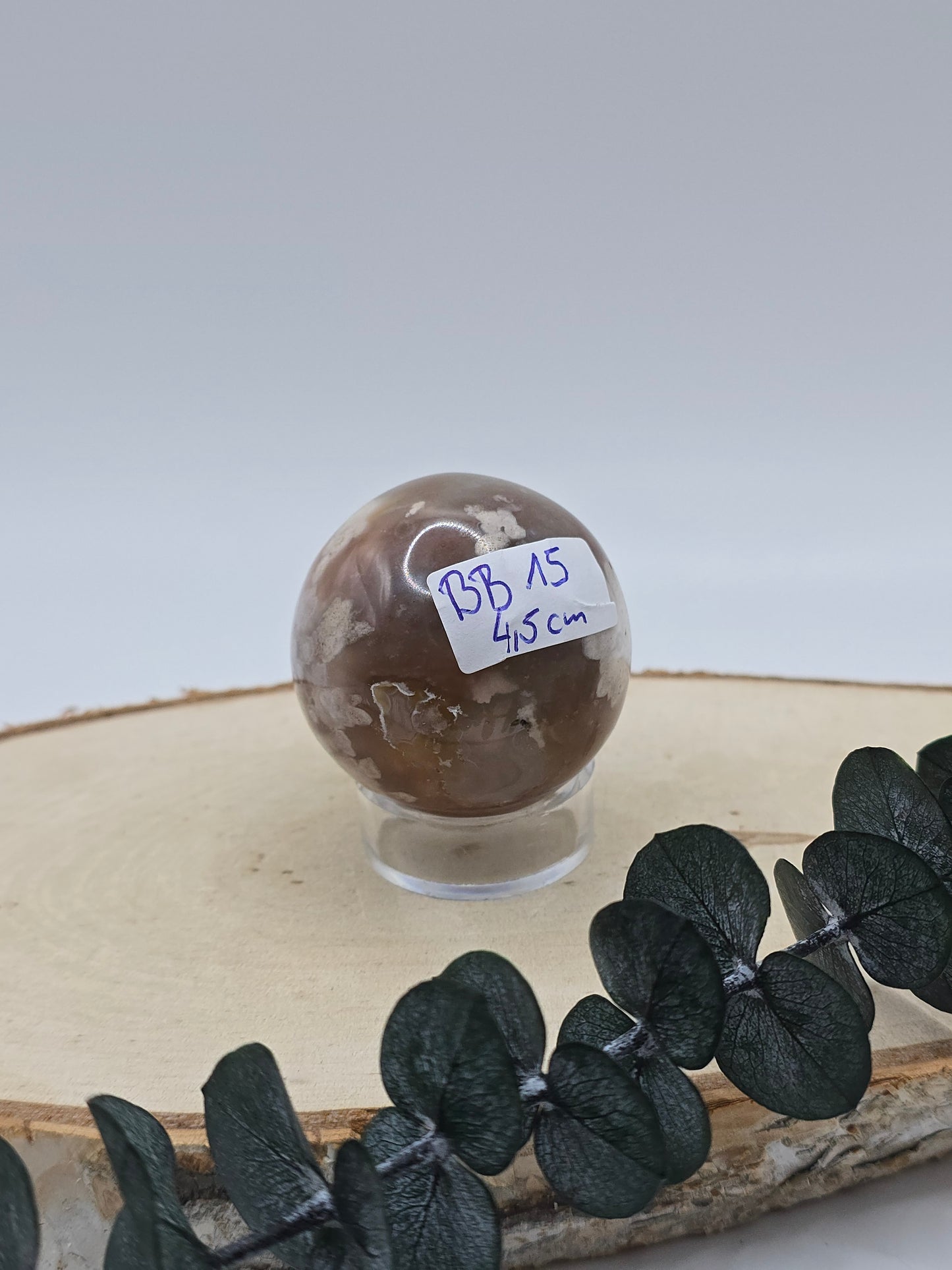 Blumenachat Kugel 🌸 BB15