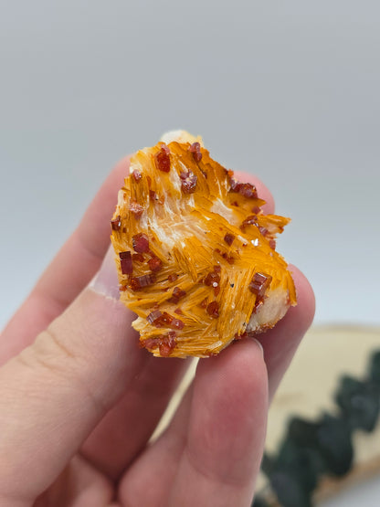 Vanadinit auf Baryt aus Marokko 🔥 21 – 68€