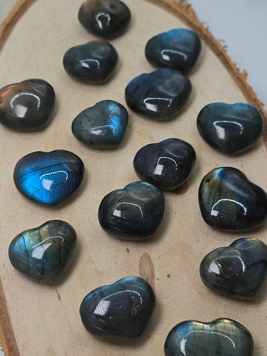 High Quality Mini Labradorit Herzen 🌈