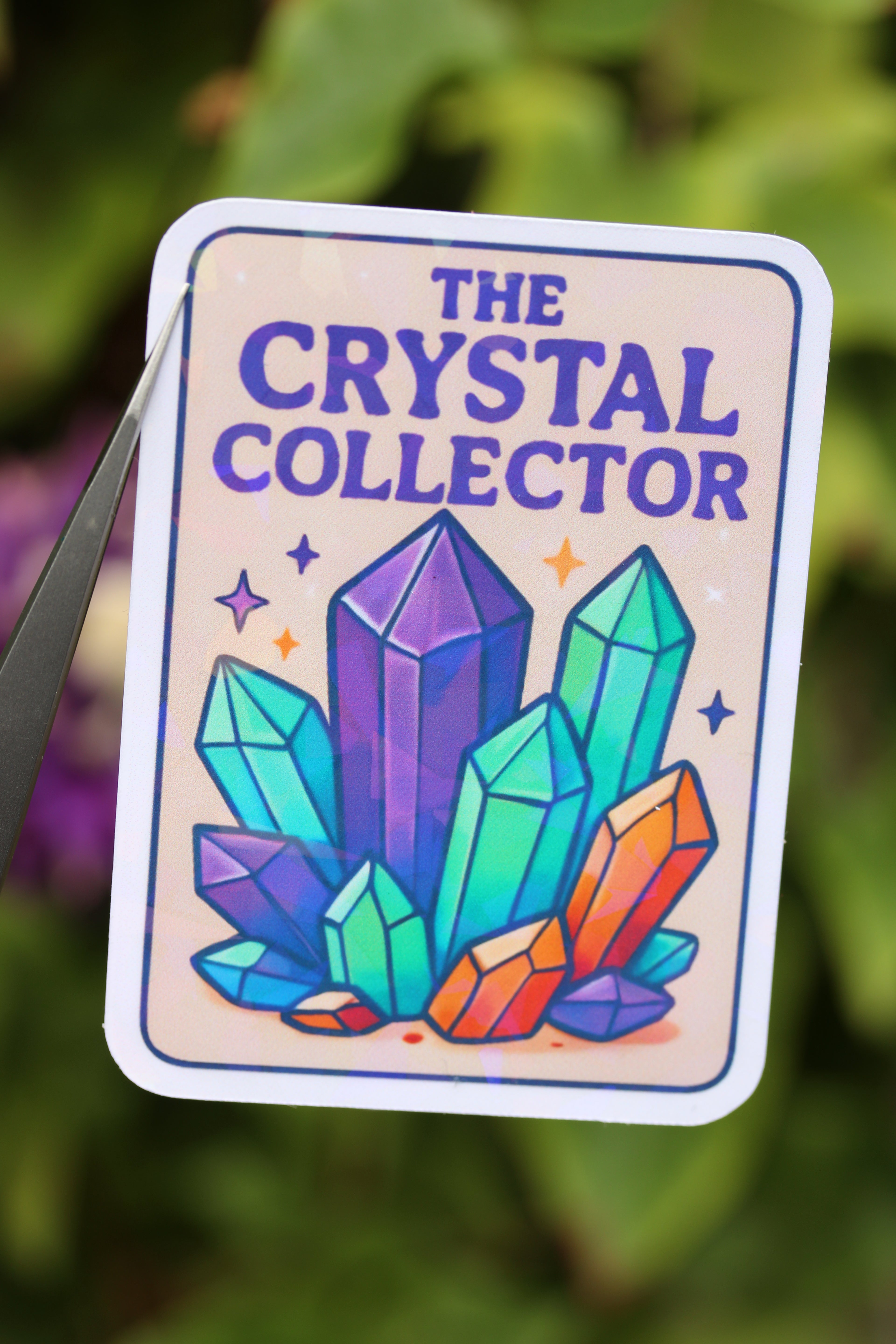 "The Crystal Collector" - Sticker/Magnetisches Lesezeichen 🔮