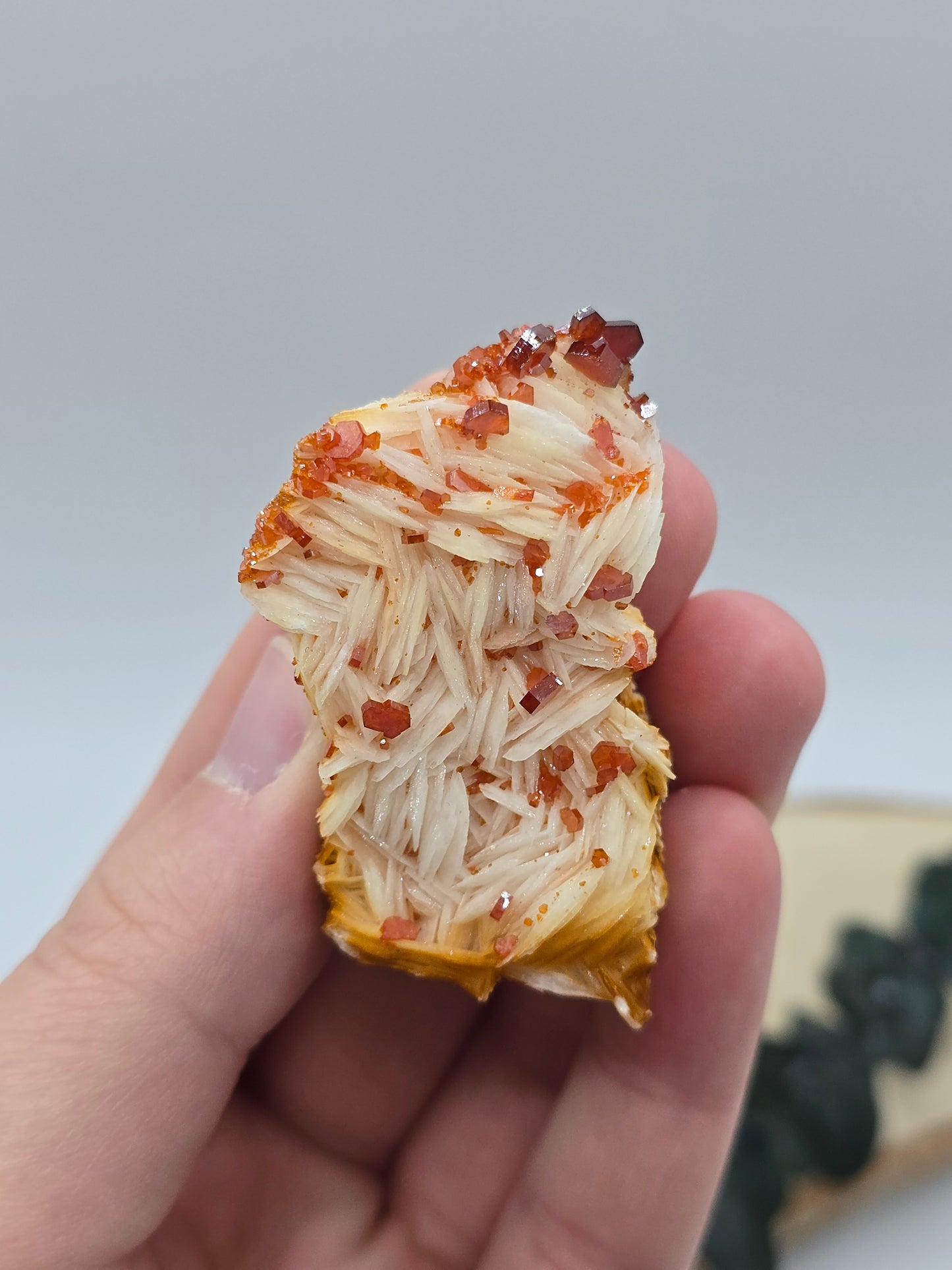 Vanadinit auf Baryt aus Marokko 🔥 21 – 68€