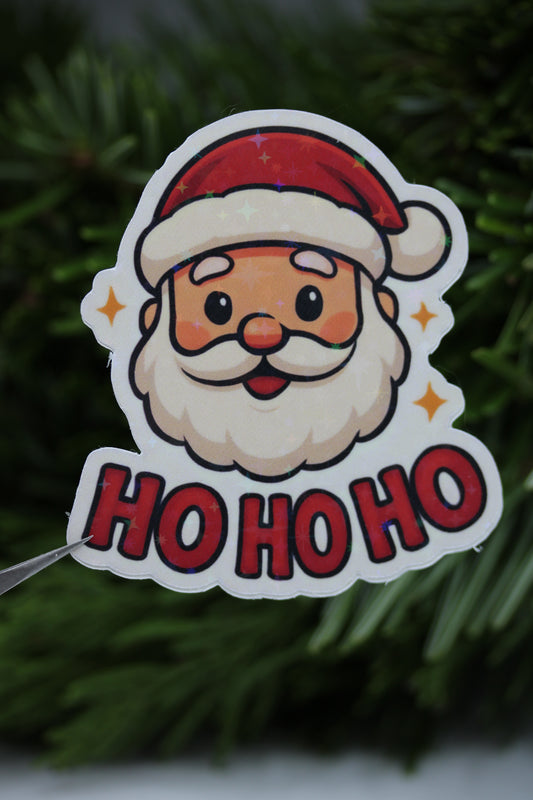 Ho Ho Ho - Sticker/Magnetisches Lesezeichen 🎅