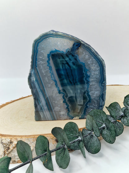 Achat Geoden Teelichthalter Gefärbt 💙