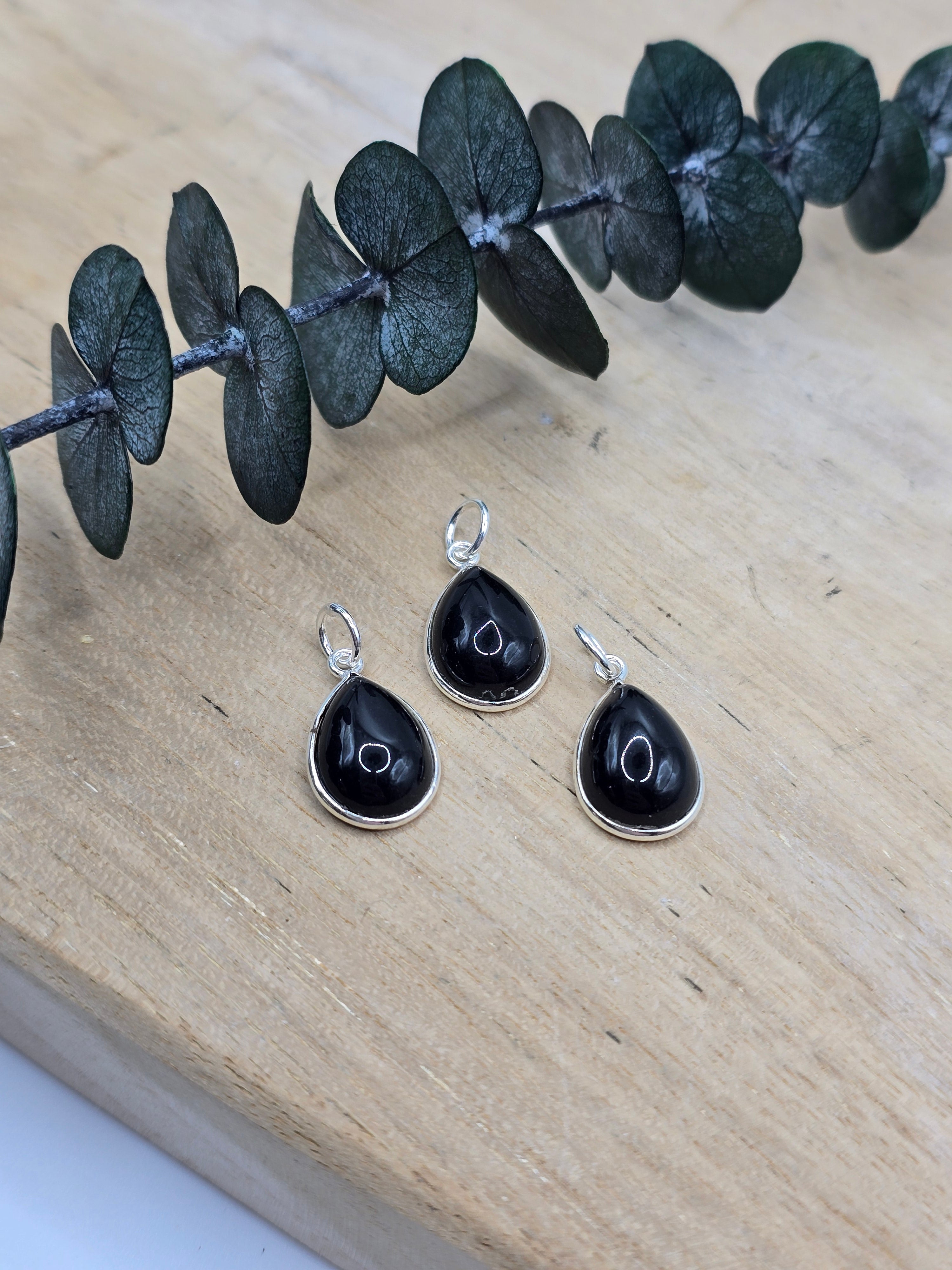 Schwarzer Turmalin Anhänger 'Extra Protection' 🖤 A23