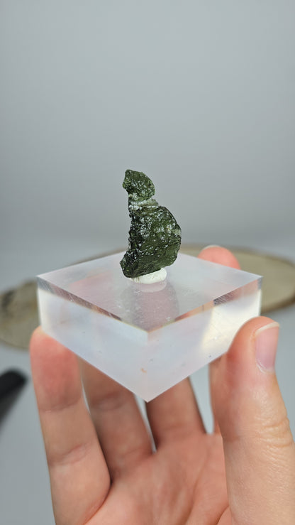 Moldavit Roh 💚 MV158 A-Qualität