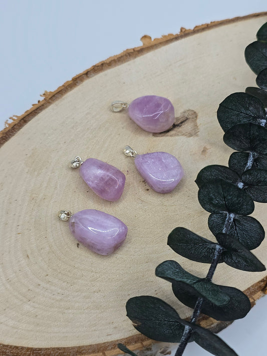 Kunzit Anhänger 🎀 S925