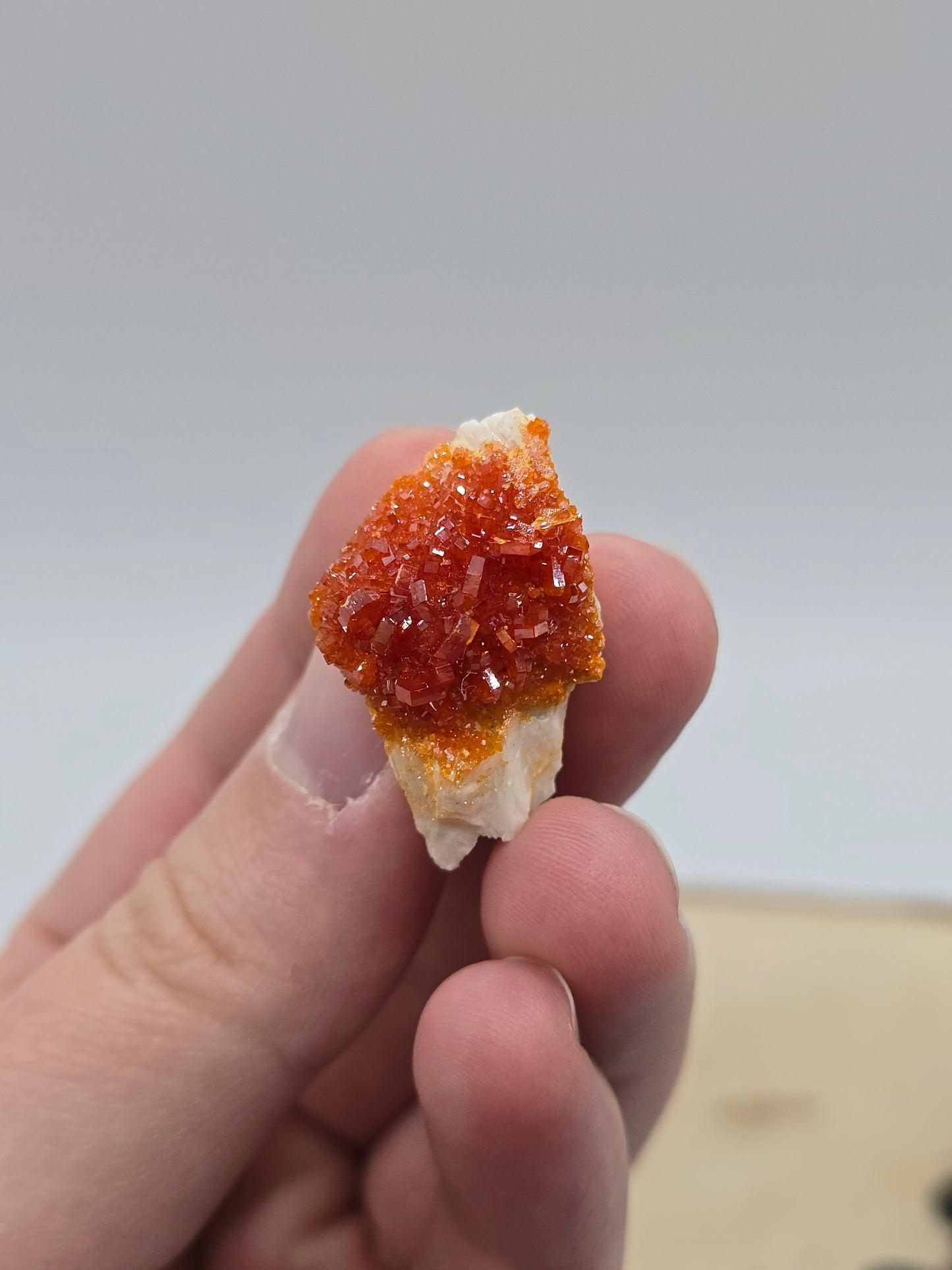 Vanadinit auf Baryt aus Marokko 🔥 7 – 20€