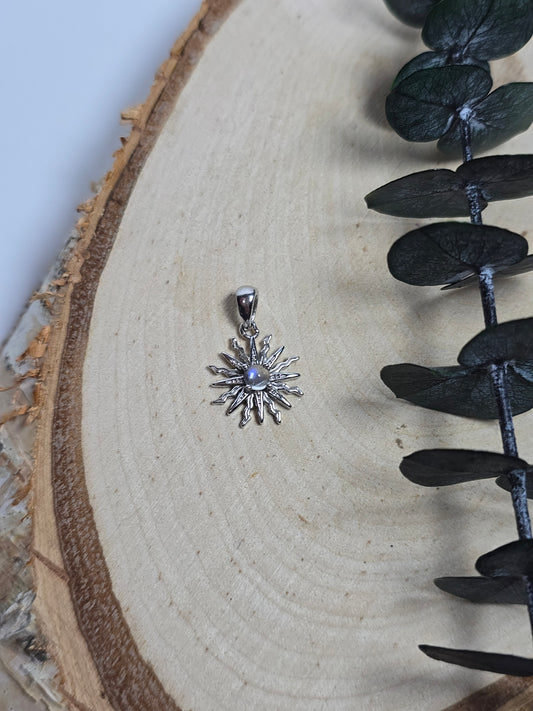 Labradorit Anhänger 🌈 'The Sun'